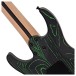 Jackson Pro Dinky Modern Ash FR7, Black & Green