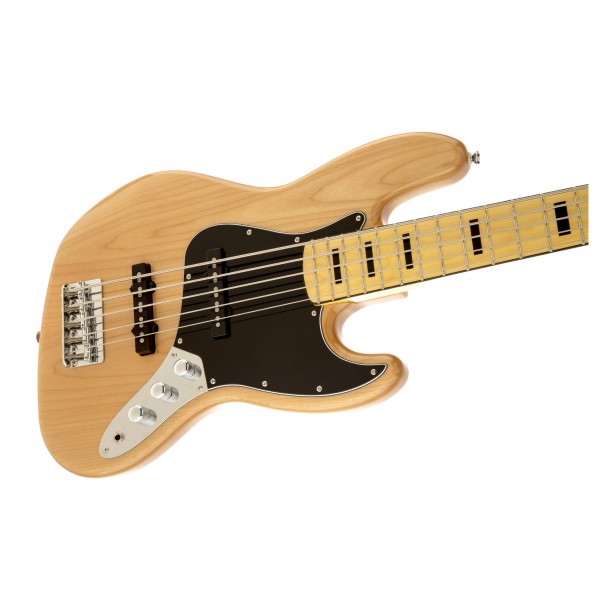 Squier Vintage Modified Jazz Bass V 5-String, Natural at Gear4music