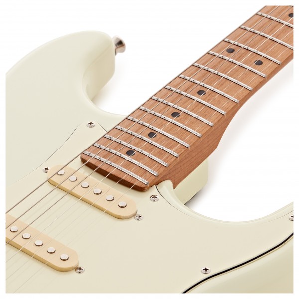 JET Guitars JS-300 Roasted Maple, Olympic White