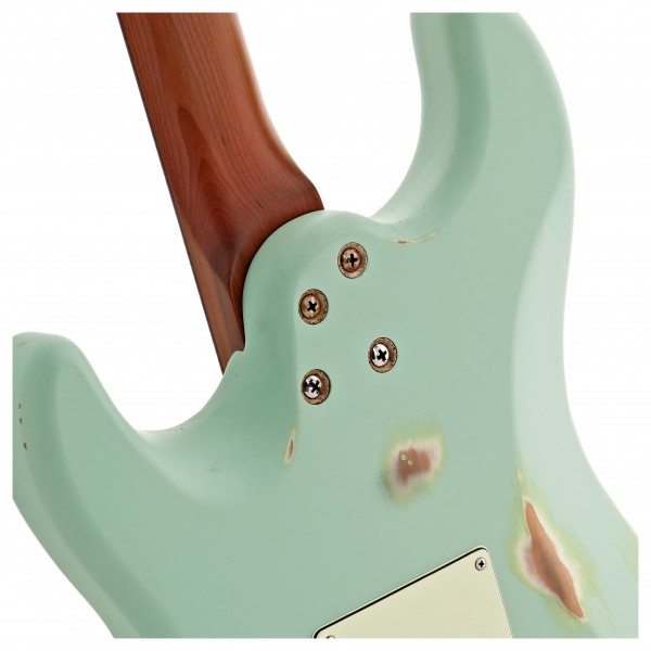 JET Guitars JS-400 HSS Roasted Maple, Sea Foam Green Relic