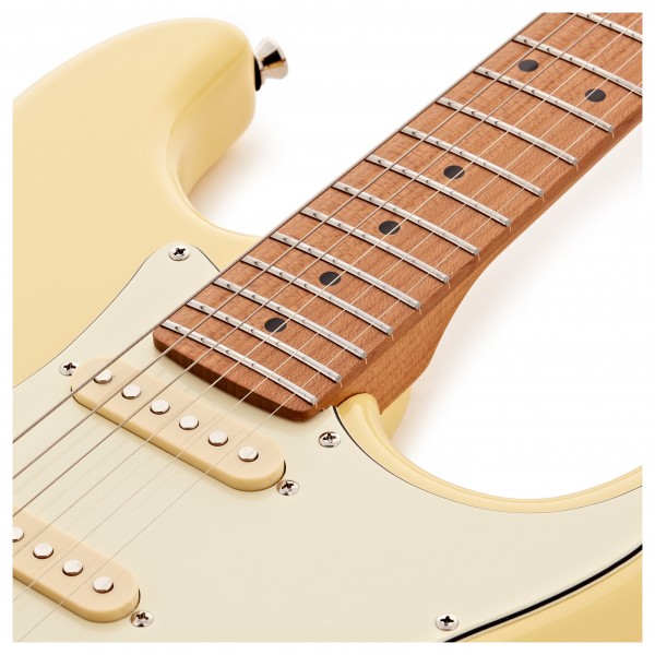 JET Guitars JS-400 HSS Roasted Maple, Vintage Yellow