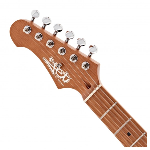JET Guitars JS-400 HSS Roasted Maple Left Handed, Olympic White at