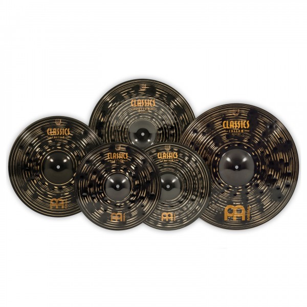 Meinl Classics Custom Dark Expanded Cymbal Set, 4 Pack - Cymbals