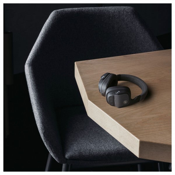 Yamaha YH-L700A Wireless ANC On Ear Headphones, Black Lifestyle View