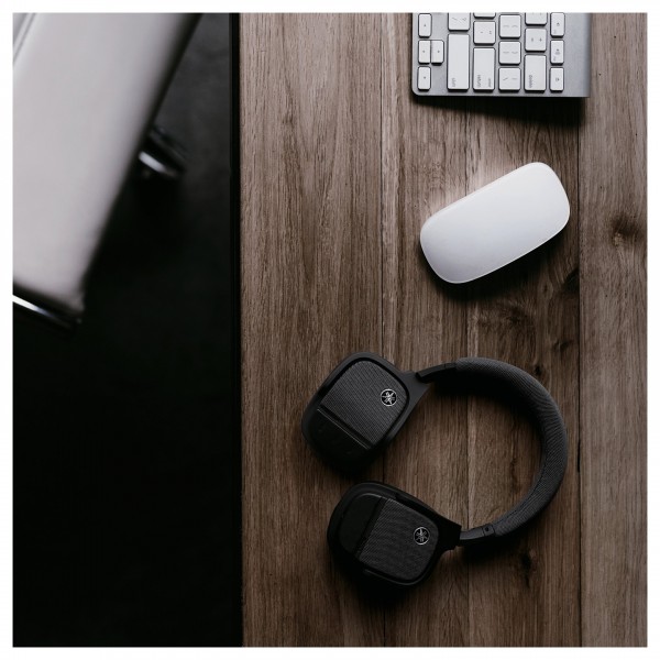 Yamaha YH-L700A Wireless ANC On Ear Headphones, Black Lifestyle View 2