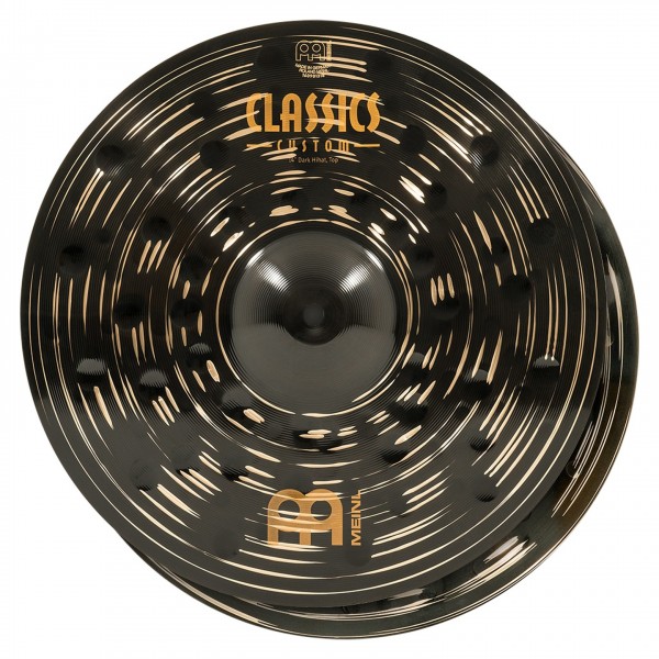 Meinl Classics Custom Dark Expanded Cymbal Set, 7 Pack - Hi-hat