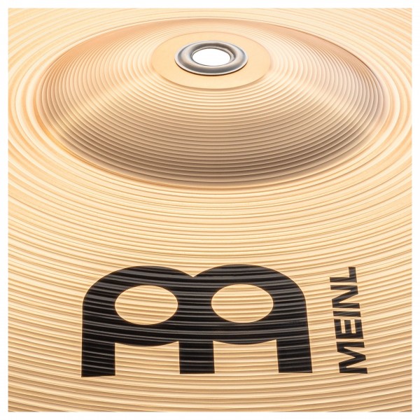 Meinl Marching 14" Bronze Student Range Cymbal Pair - Bell Detail
