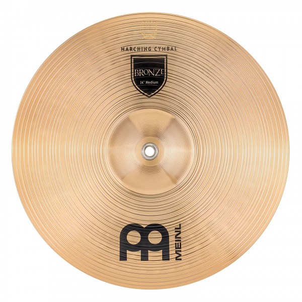 Meinl Marching 14" Bronze Student Range Cymbal Pair - Single Cymbal