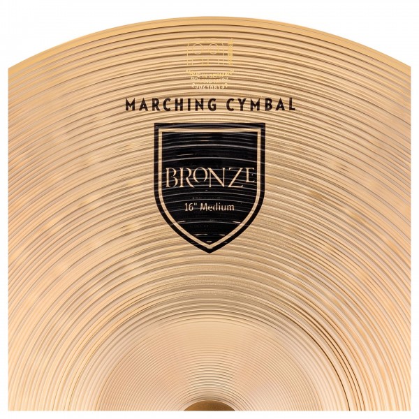 Meinl Marching 16" Bronze Student Range Cymbal Pair - Logo
