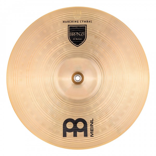 Meinl Marching 16" Bronze Student Range Cymbal Pair - Single Cymbal