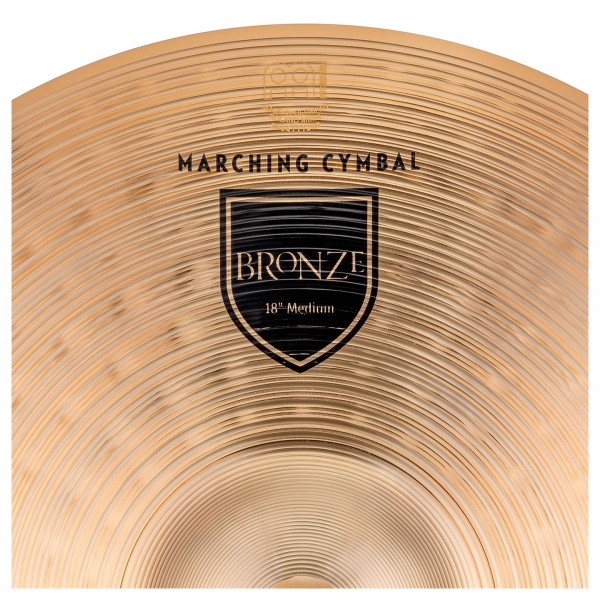 Meinl Marching 18" Bronze Student Range Cymbal Pair - Logo