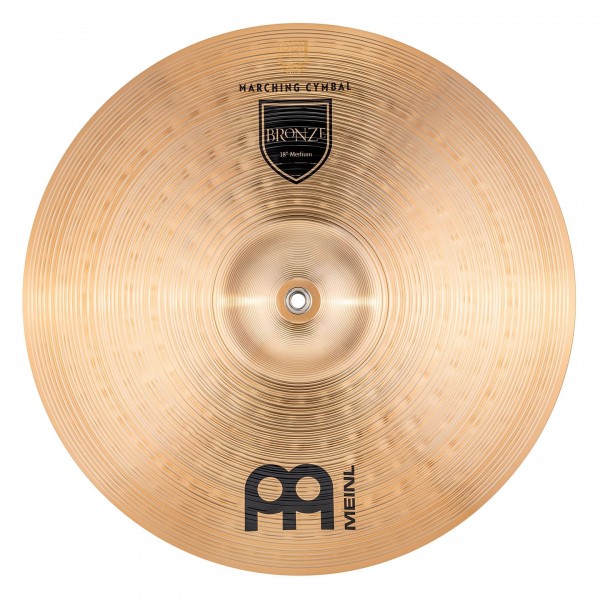 Meinl Marching 18" Bronze Student Range Cymbal Pair - Single Cymbal
