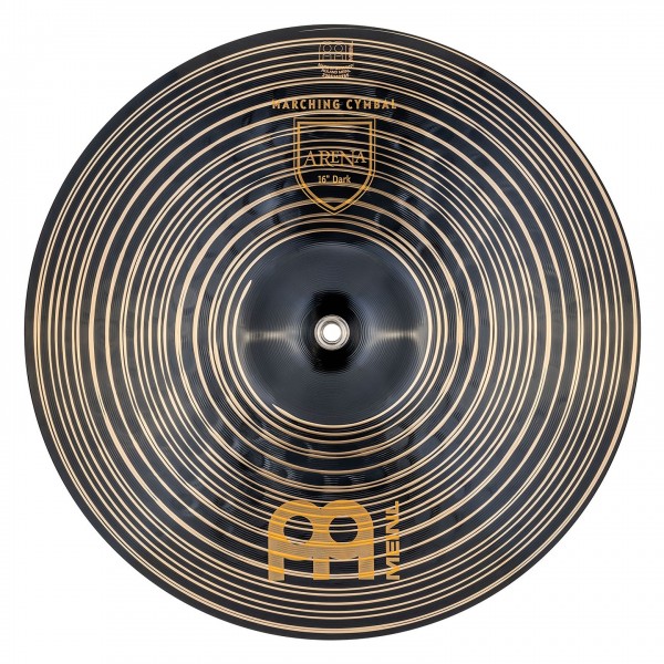 Meinl Marching 16" B10 Arena Dark Professional Range Hand Cymbals - Single Cymbal