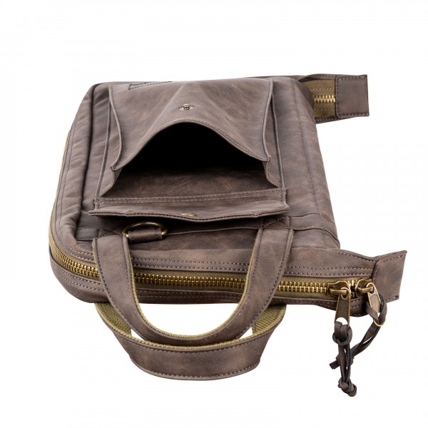 Meinl Vintage Hyde Stick Bag, Dark Brown