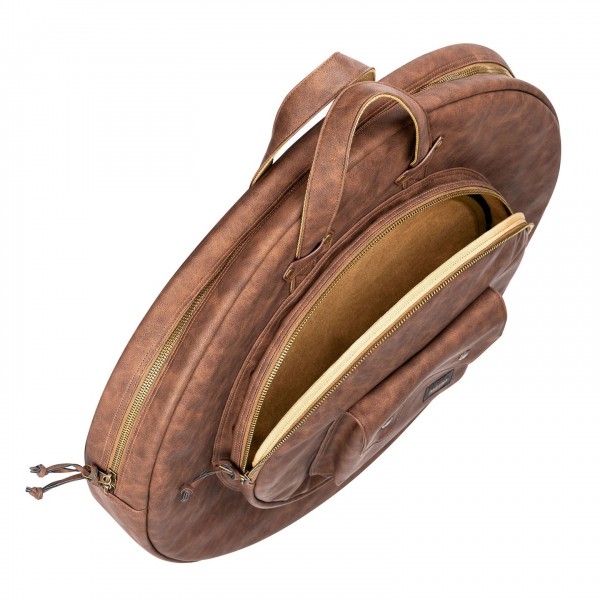 Meinl 22" Vintage Hyde Cymbal Bag, Light Brown