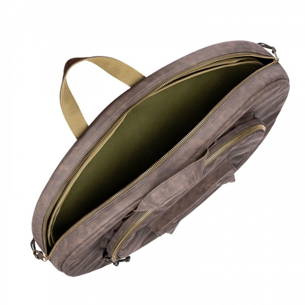 Meinl 22" Vintage Hyde Cymbal Bag, Dark Brown