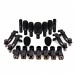 7 Piece Drum Mic Complete Set Including Stands and Cables