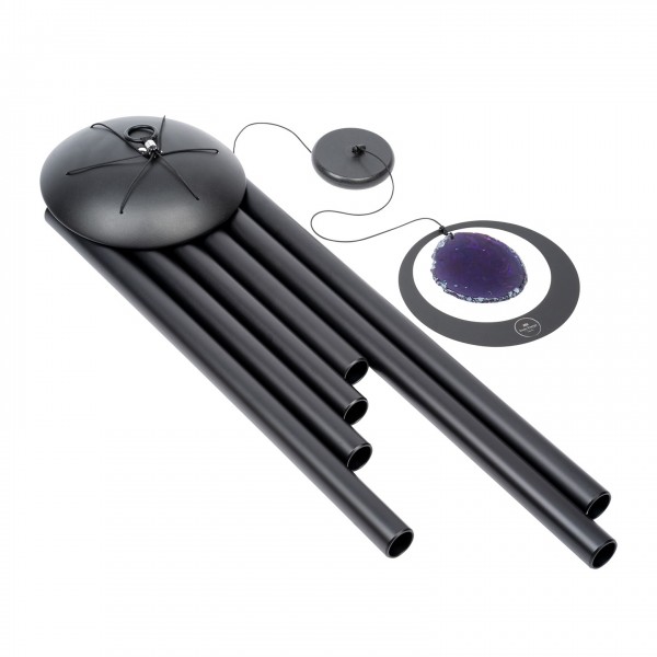 Meinl Sonic Energy Purple Agate Meditation Chime 50", 432 Hz, Black - Flat
