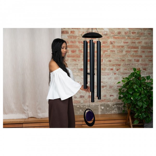 Meinl Sonic Energy Purple Agate Meditation Chime 50", 432 Hz, Black - Lifestyle 1