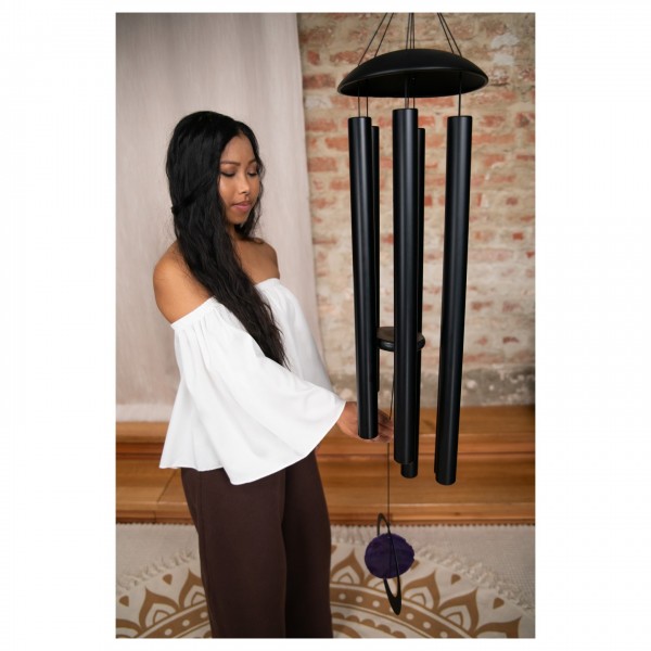 Meinl Sonic Energy Purple Agate Meditation Chime 50", 432 Hz, Black - Lifestyle 2