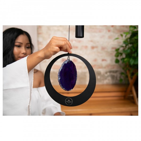 Meinl Sonic Energy Purple Agate Meditation Chime 50", 432 Hz, Black - Lifestyle 3