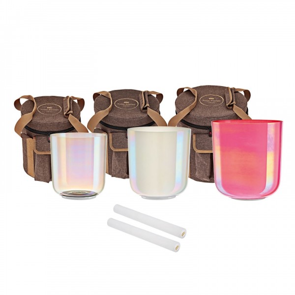 Meinl Sonic Energy 3-piece Essence Singing Bowl Set, E4 / B3 / G3