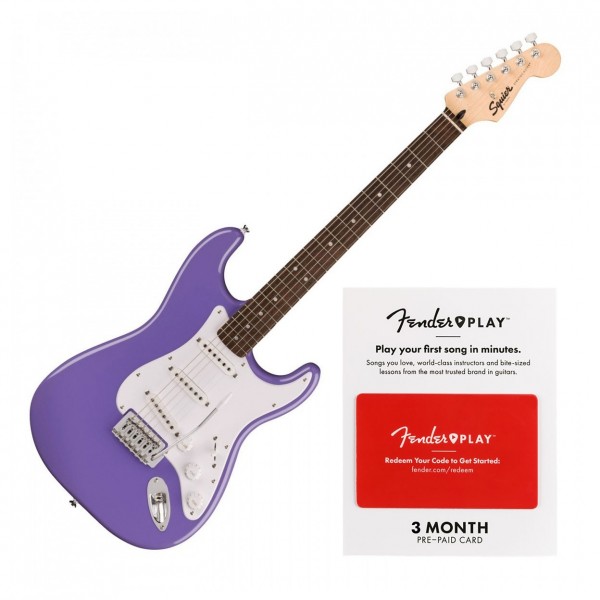 Squier Sonic Stratocaster LRL Pack with Free 3 Months Fender Play