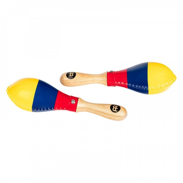 Meinl Percussion Rawhide Maracas, Traditional, Colombia - Side