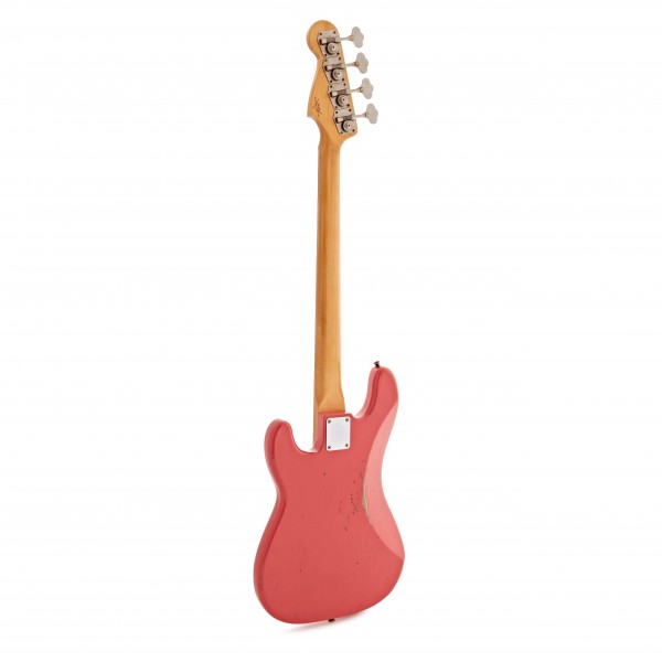 Fender Custom Shop Relic '63 Precision Bass, Faded Fiesta Red