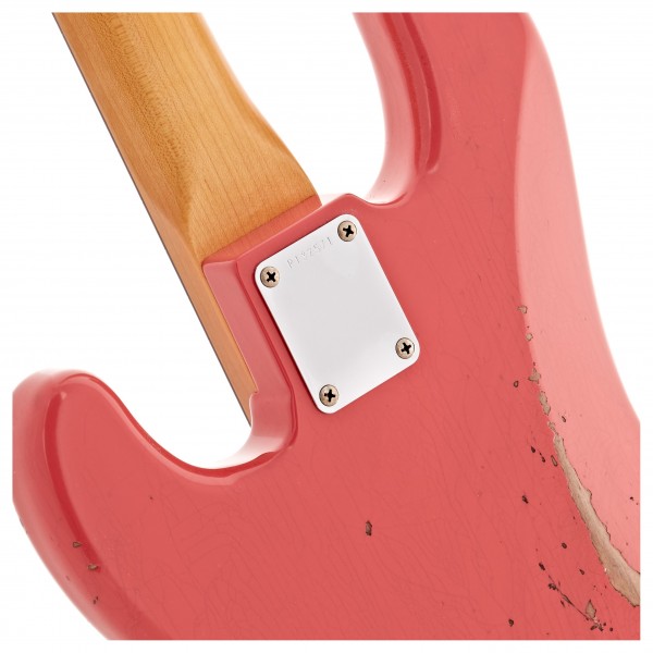 Fender Custom Shop Relic '63 Precision Bass, Faded Fiesta Red