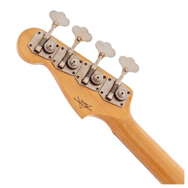 Fender Custom Shop Relic '63 Precision Bass, Faded Fiesta Red
