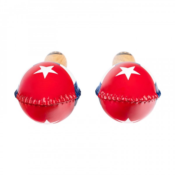 Meinl Percussion Rawhide Maracas, Traditional, Cuba - End