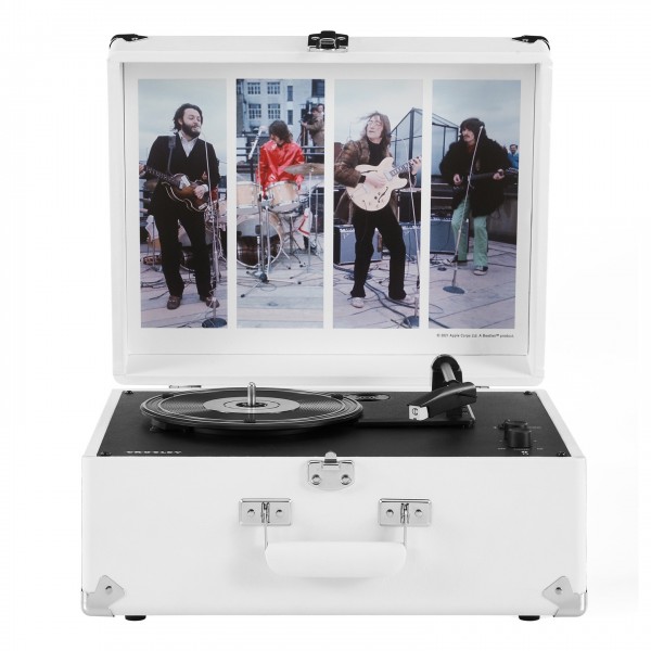 Beatles Let It Be Turntable, White - Front