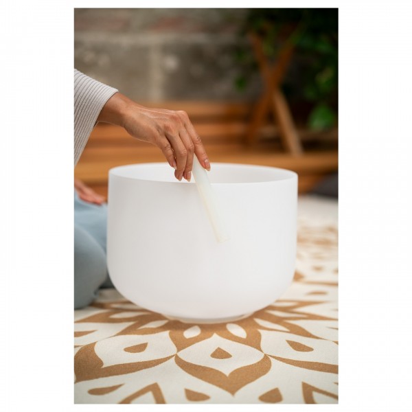 Meinl Sonic Energy 12" Crystal Singing Bowl, F3, 432 Hz, Heart Chakra
