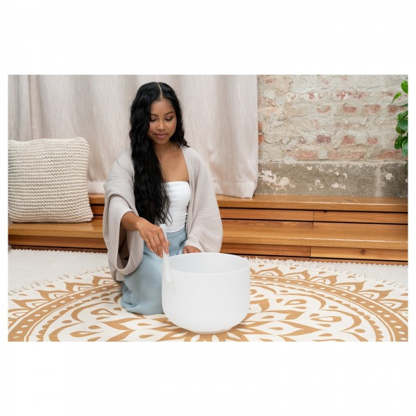 Meinl Sonic Energy 12" Crystal Singing Bowl, A3, 432 Hz, Brow Chakra