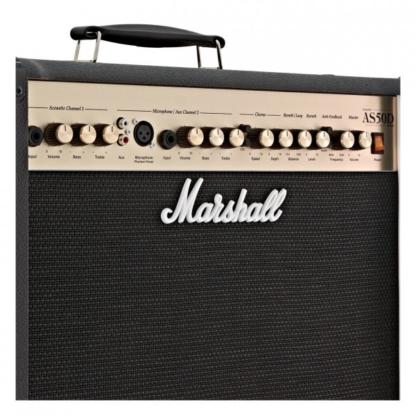 Marshall AS50D Limited Edition Acoustic Combo, Black at Gear4music