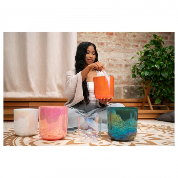 Meinl Sonic Energy 6.7" Essence Crystal Singing Bowl C4, Root Chakra