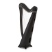 34 String Roundback Harp by Gear4music, Black