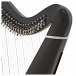 34 String Roundback Harp by Gear4music, Black