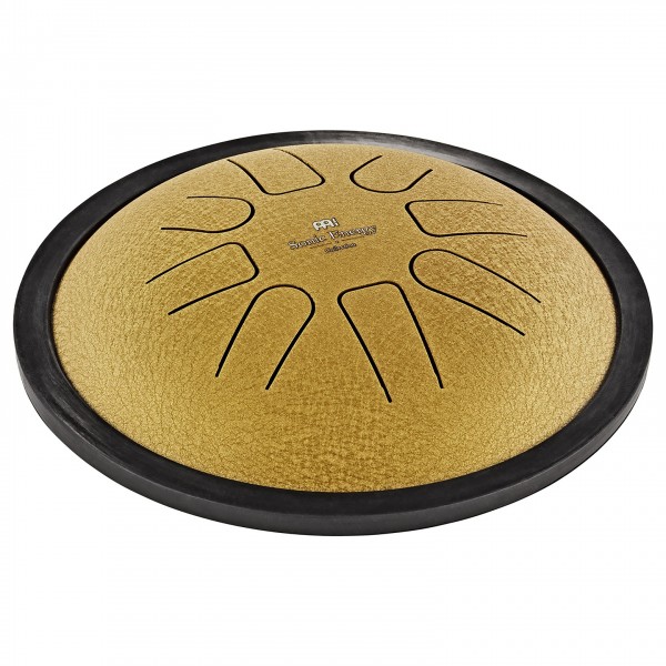 Meinl Sonic Energy 7" Small Steel Tongue Drum, C Minor, 8 Notes, Gold