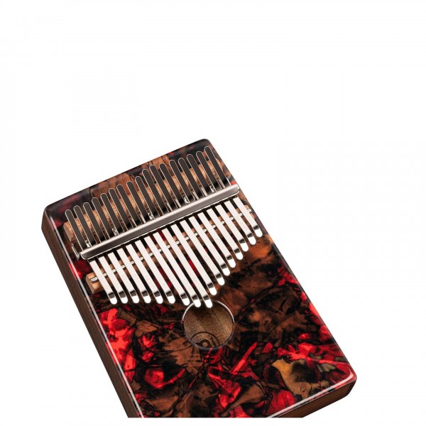 Meinl Percussion Sound Hole Designer Kalimba, Lava - Top