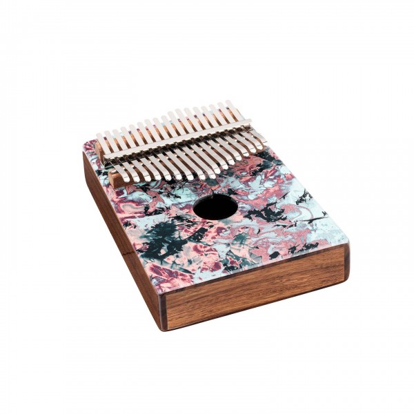 Meinl Percussion Sound Hole Designer Kalimba, Coral Reef - Angle
