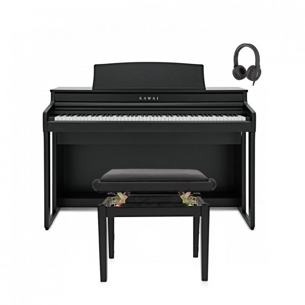 Kawai CA401 Digital Piano Package, Satin Black