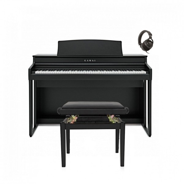 Kawai CA401 Digital Piano Package, Satin Black