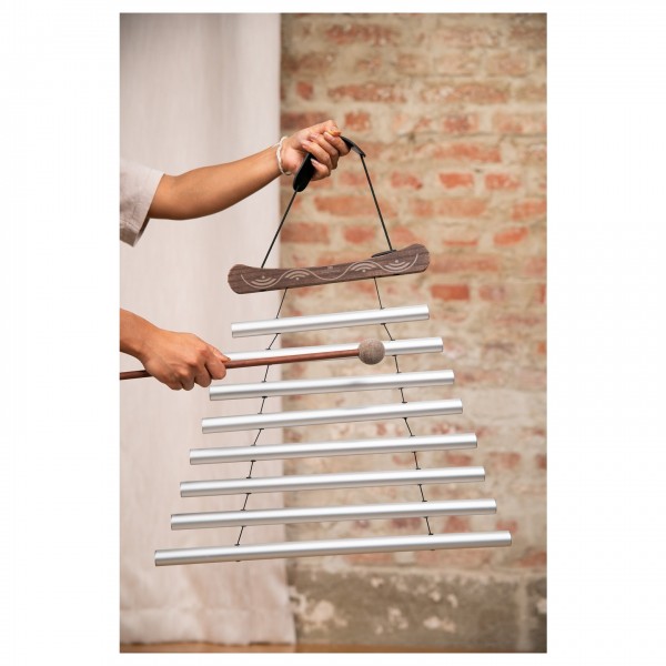 Meinl Sonic Energy Meditation Flow Chime 24", 432 Hz, 8 Notes, Silver