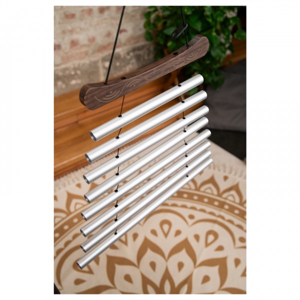 Meinl Sonic Energy Meditation Flow Chime 24", 432 Hz, 8 Notes, Silver