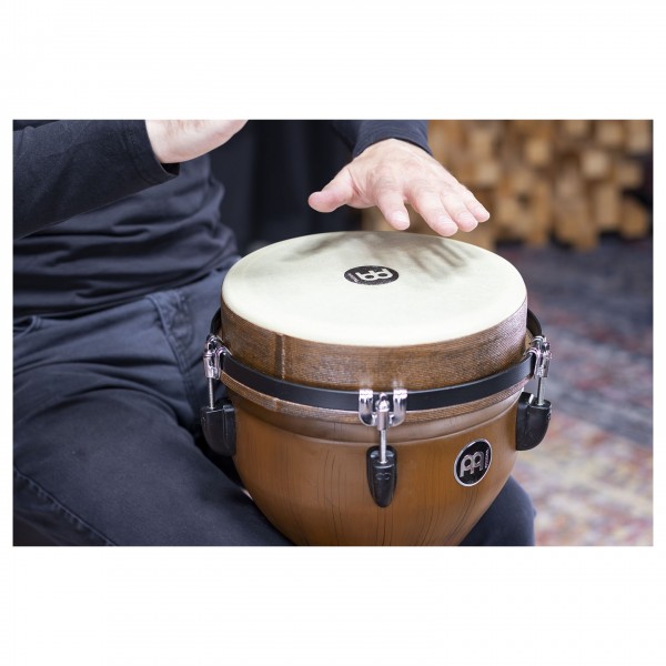 Meinl Percussion 10" Jumbo Series Djembe, Barnwood