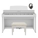 Kawai CA401 Digital Piano Package, Satin White
