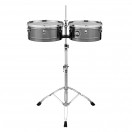 Meinl Percussion Marathon Series Timbales, Black Nickel