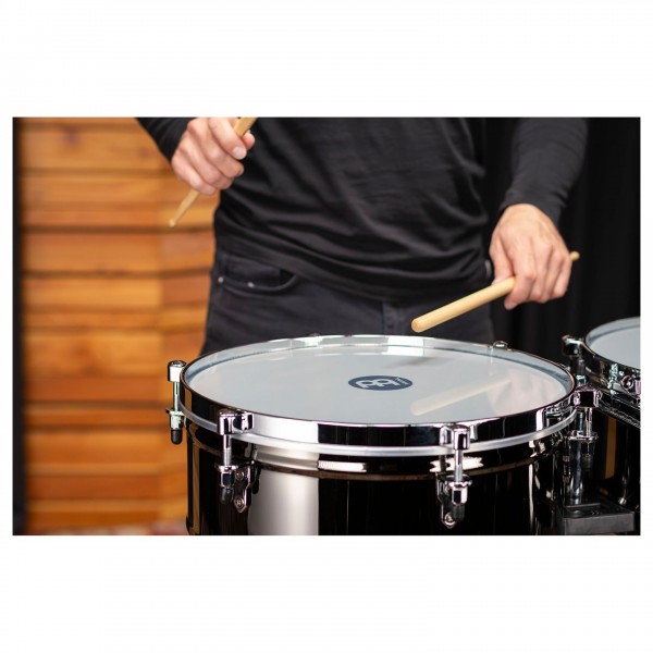 Meinl Percussion Marathon Series Timbales, Black Nickel